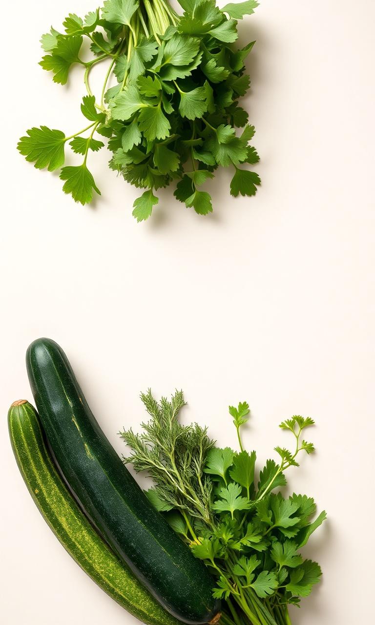 Fresh produce arranged on a clean surface